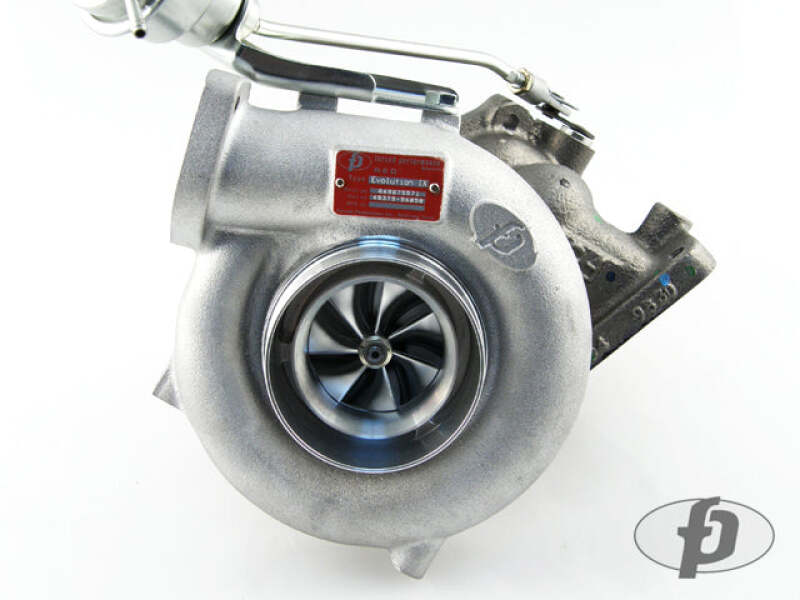 Forced Performance Mitsubishi Evo 9 Red XR57SR Turbocharger Ball Bearing SS Turbine Housing
