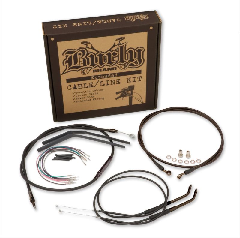 Burly Brand Control Kit 16in Gorilla / Louie Bar - Black