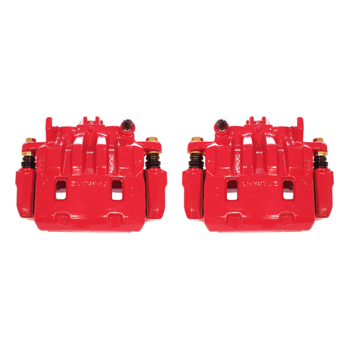 Power Stop 13-16 Scion FR-S Front Red Calipers w/Brackets - Pair