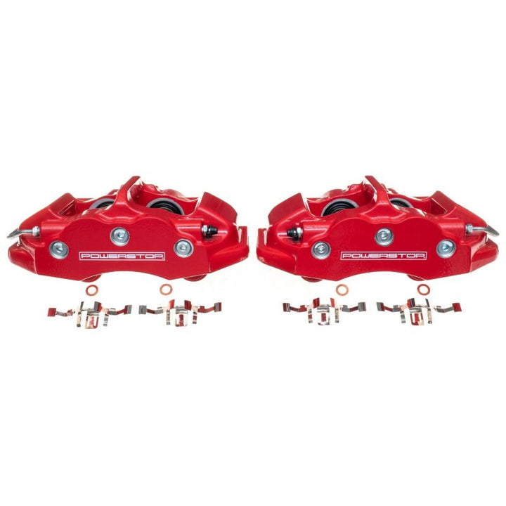 Power Stop 06-13 Chevrolet Corvette Rear Red Calipers - Pair