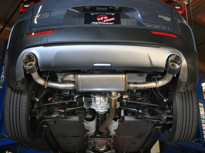 aFe 2023+ Mazda CX-50 Takeda 2.5in 304 SS Axle-Back Exhaust System w/ Carbon Fiber Tips
