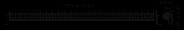 Hella Value Fit Sport 49in - 288W LED Light Bar - Dual Row Combo Beam