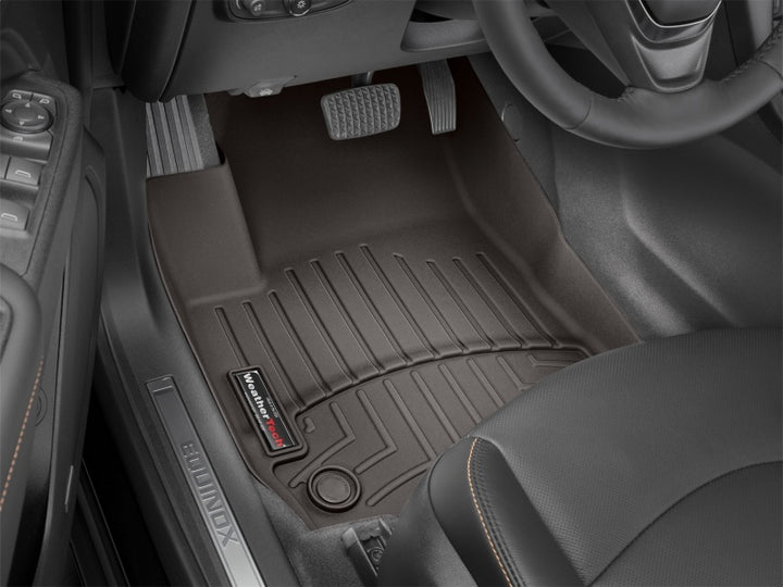 WeatherTech 2019+ Infiniti QX50 Front FloorLiner - Cocoa