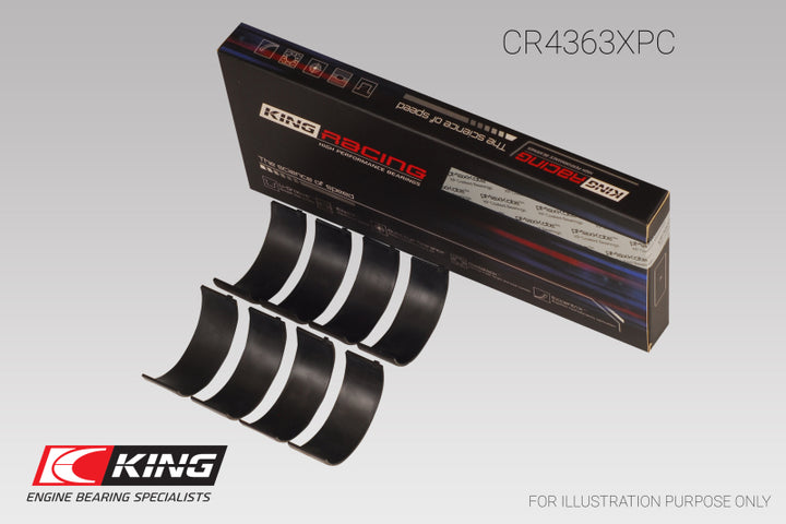 King Engine Bearings GM 134 DOHC Ecotec 2.2L (Size 1.0) Connecting Rod Bearing Set