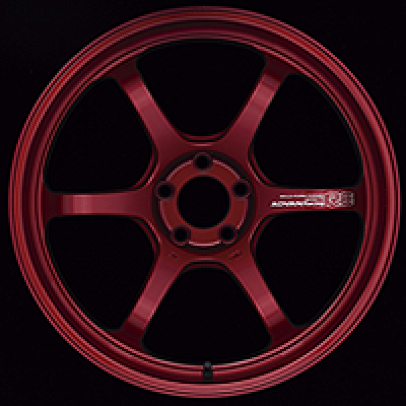 Advan R6 20x10 +25mm 5x112 Racing Candy Red Wheel