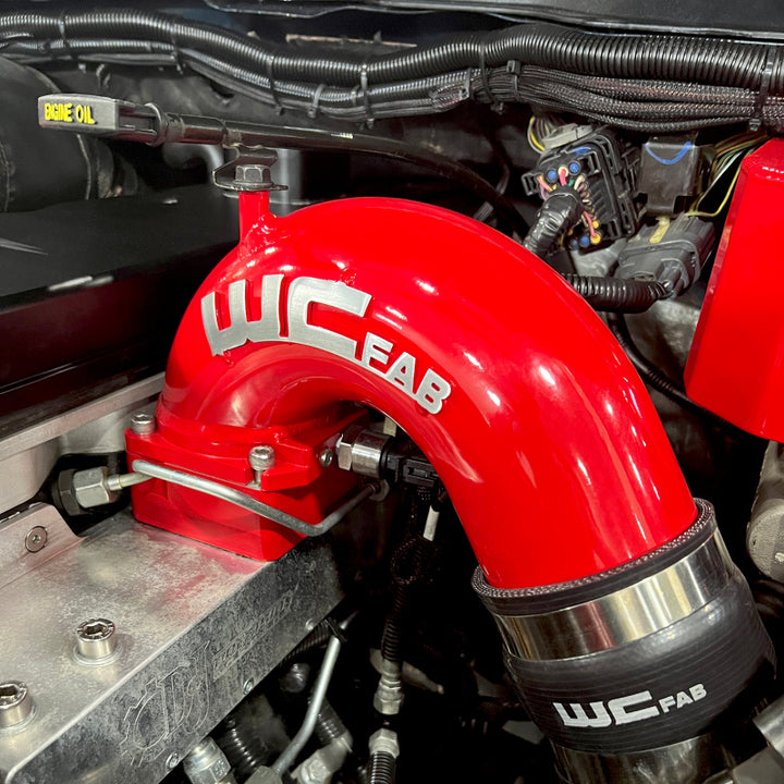 Wehrli 03-07 5.9L Cummins High Flow Intake Bundle Kit Stage 2 - Fine Texture Black