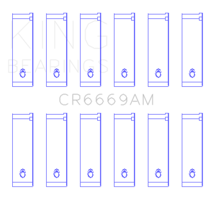 King Engine Bearings Toyota 3Vze 2958Cc (Standard Size) Connecting Rod Bearing Set