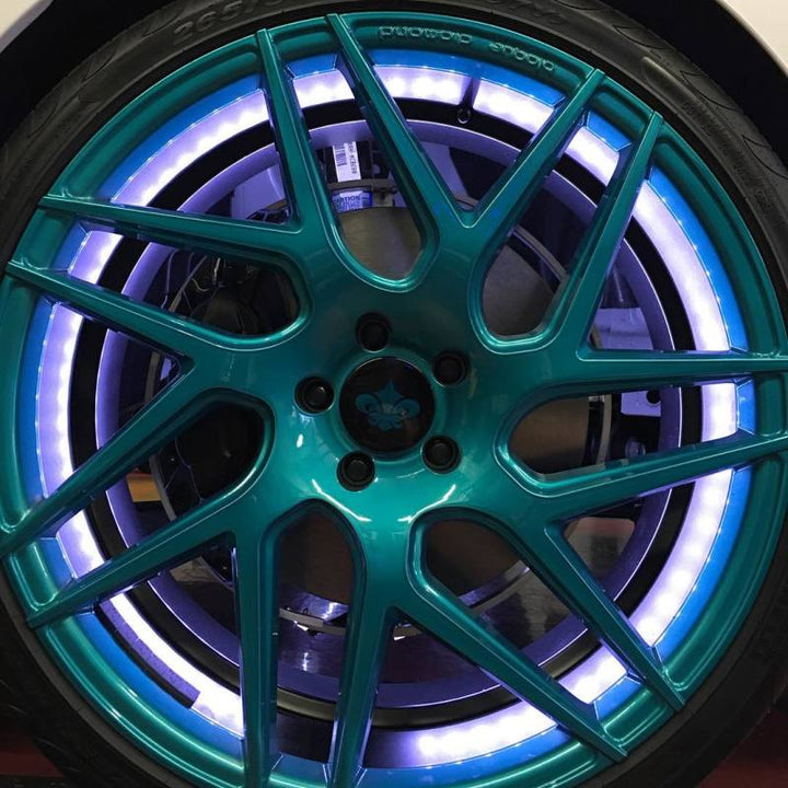 Oracle LED Illuminated Wheel Rings - ColorSHIFT - 15in. - ColorSHIFT No Remote