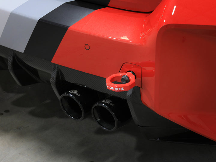 aFe 23-25 BMW M2 (G87) CONTROL Front / Rear Tow Hook - Red