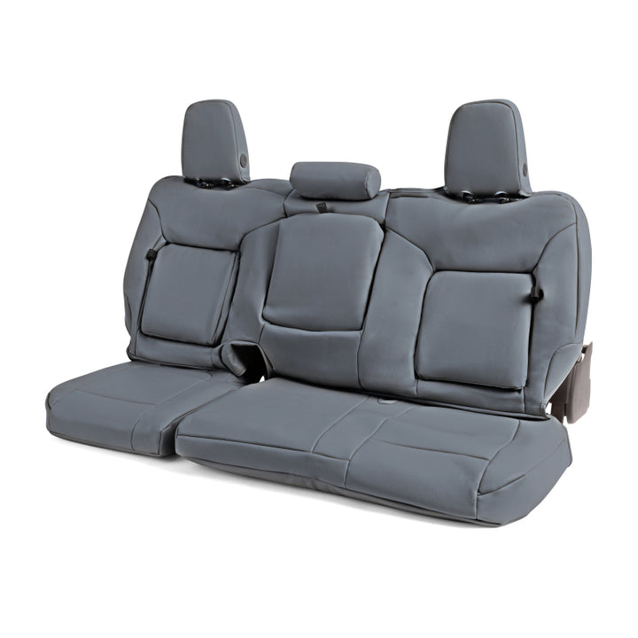 Covercraft 13-18 Dodge Ram Leatherette PrecisionFit Custom Front Row Seat Covers - Med Grey