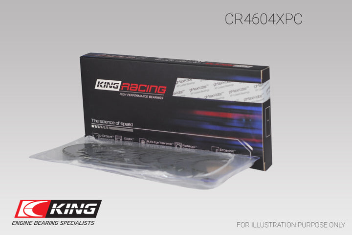King Engine Bearings Ford 2.3L Duratec Mazda L3-VDT MZR Turbo (Size 0.26) Connecting Rod Bearing Set