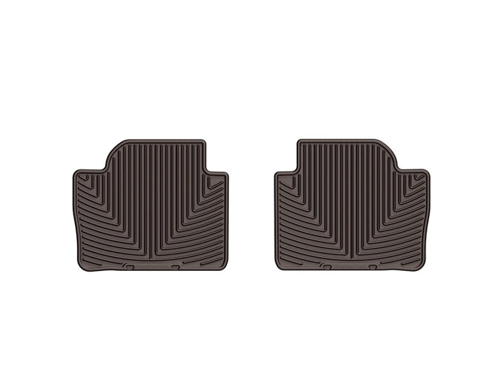 WeatherTech 2012+ BMW 3-Series (F30) Rear Rubber Mats - Cocoa