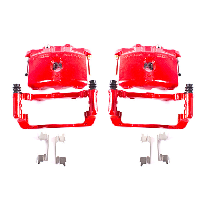 Power Stop 03-06 Cadillac Escalade Rear Red Calipers w/Brackets - Pair