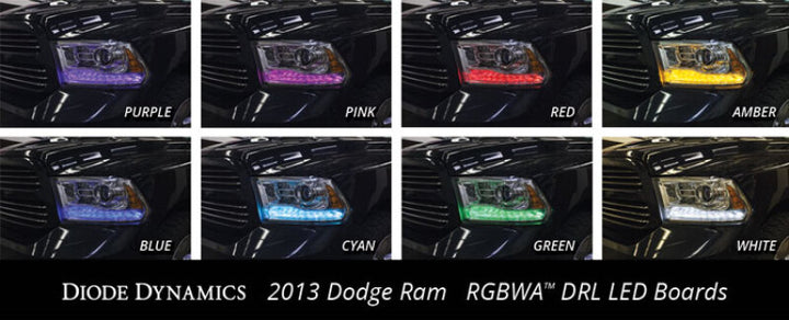 Diode Dynamics Ram RGBWA DRL LED Boards 13-16 Dodge