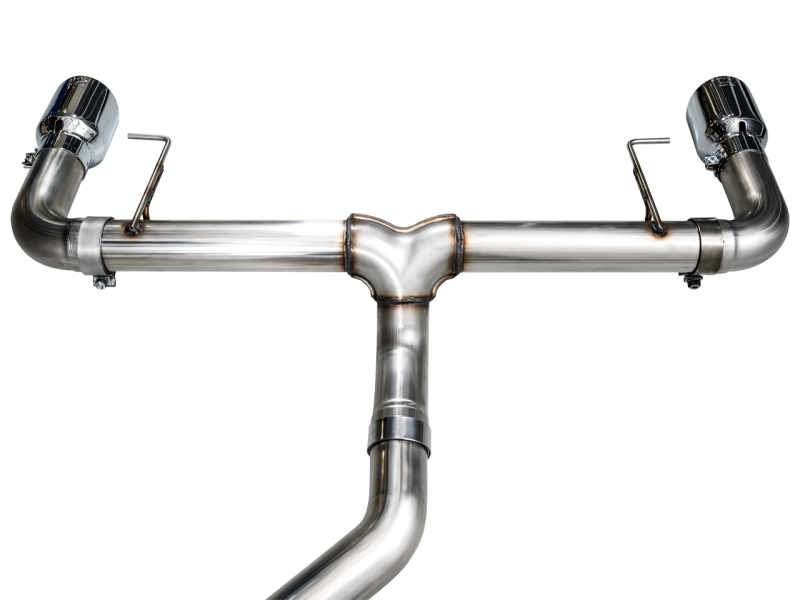 AWE Tuning 19-23 BMW 330i / 21-23 BMW 430i Base G2X Track Edition Axle-Back Exhaust - Chrome Silver