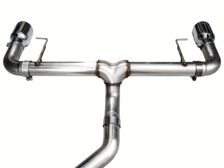 AWE Tuning 19-23 BMW 330i / 21-23 BMW 430i Base G2X Track Edition Axle-Back Exhaust - Chrome Silver