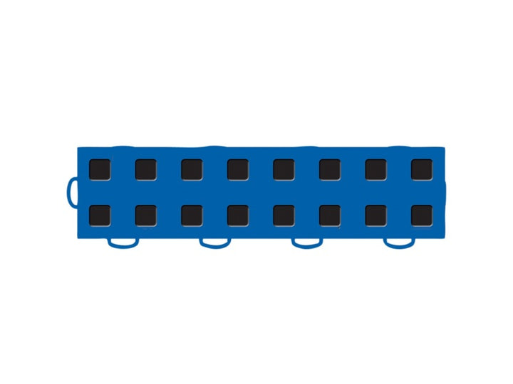 WeatherTech TechFloor - 3in x 12in Tiles(Left Loop) Blue/Black - Blue/Black