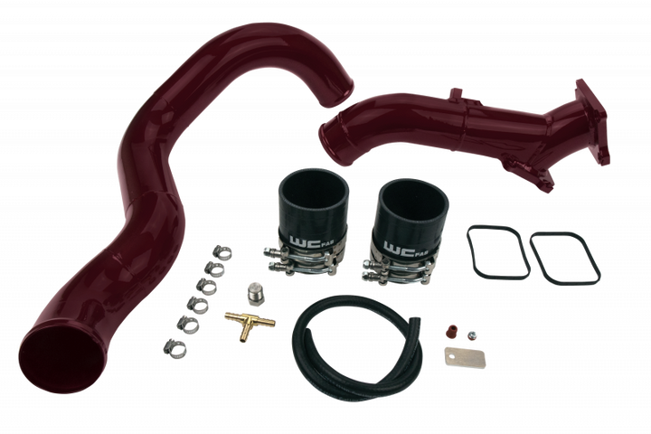 Wehrli 01-04 Chevrolet 6.6L LB7 Duramax 3in Y-Bridge Kit - Fine Texture Black