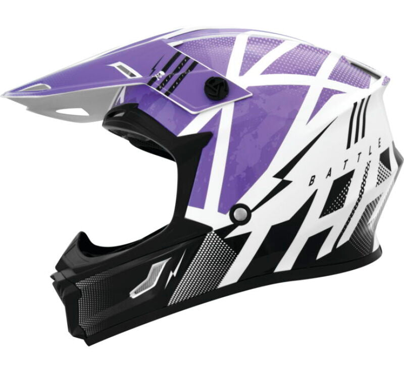 THH Helmets T710XR Battle Purple/Black - Medium