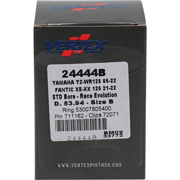 Vertex Piston 21-23 Fantic Motor XE 125 125cc Cast Race Evolution Piston Kit