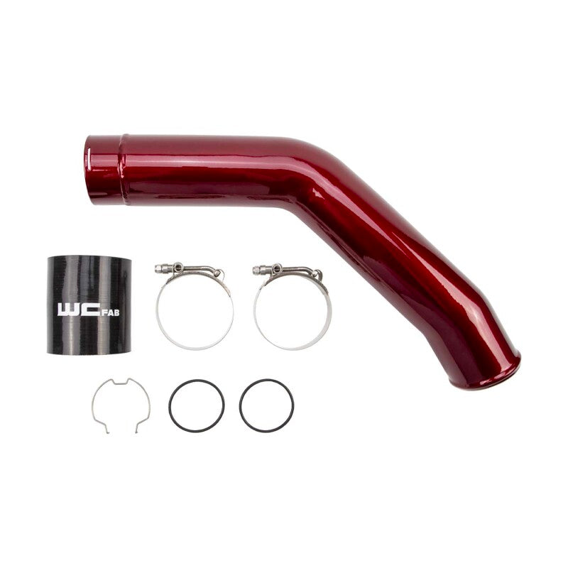 Wehrli 15-24 Ford 6.7L Power Stroke 3in Hot Side Intercooler Pipe - Semi-Gloss Black