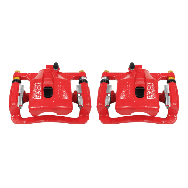 Power Stop 06-10 Hummer H3 Rear Red Calipers w/Brackets - Pair