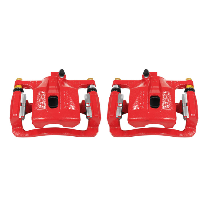 Power Stop 06-10 Hummer H3 Rear Red Calipers w/Brackets - Pair