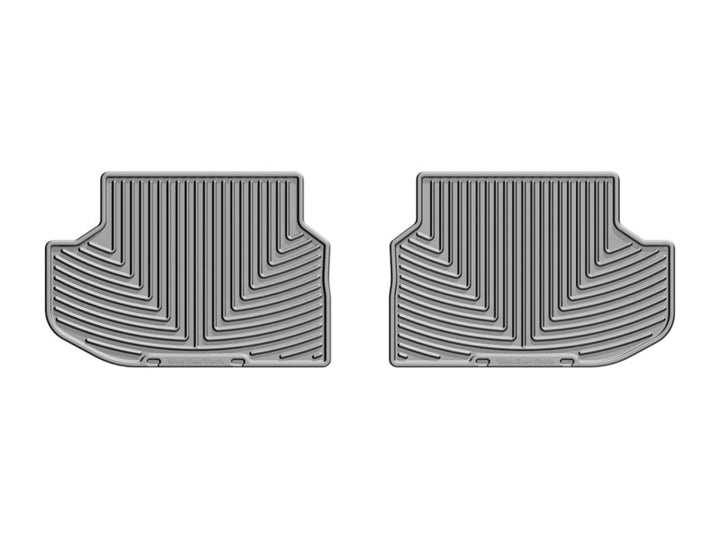 WeatherTech 14-16 BMW 5-Series Rear Rubber Mats - Grey