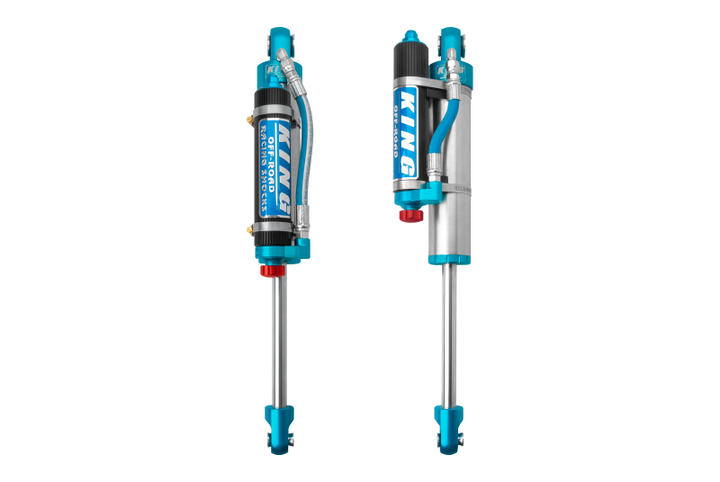 King Shocks 12-18 Ford Ranger Px/T6 Rear 2.5 Dia Piggy Hose Reservoir w/Adjuster (Pair)