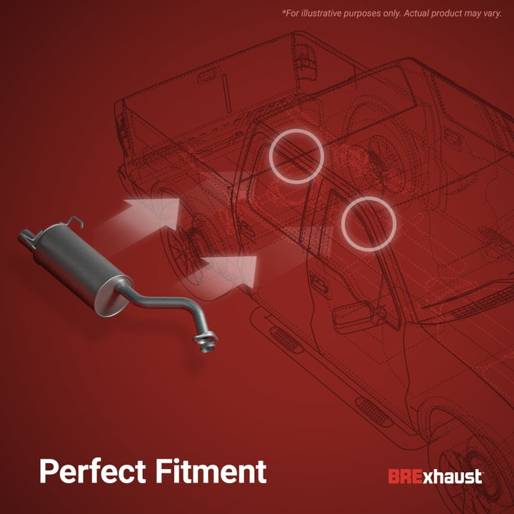 BRE Exhaust 11-16 Hyundai Elantra 1.8L Muffler Kit