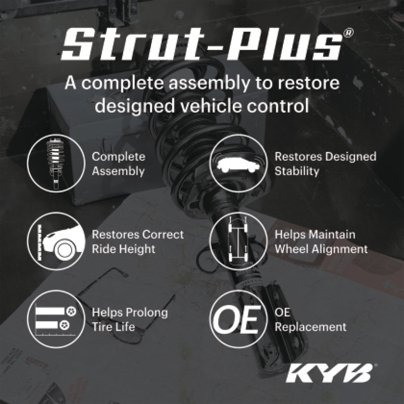 KYB 10-11 Honda Accord Crosstour / 12-15 Crosstour V6 3.5L Strut-Plus Assembly - Rear Left