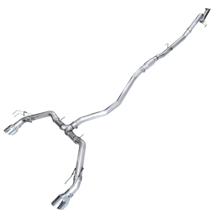 AWE Tuning 22+ Honda Civic Si/Acura Integra Track Edition Cat-Back Exhaust - Dual Chrome Silver Tips
