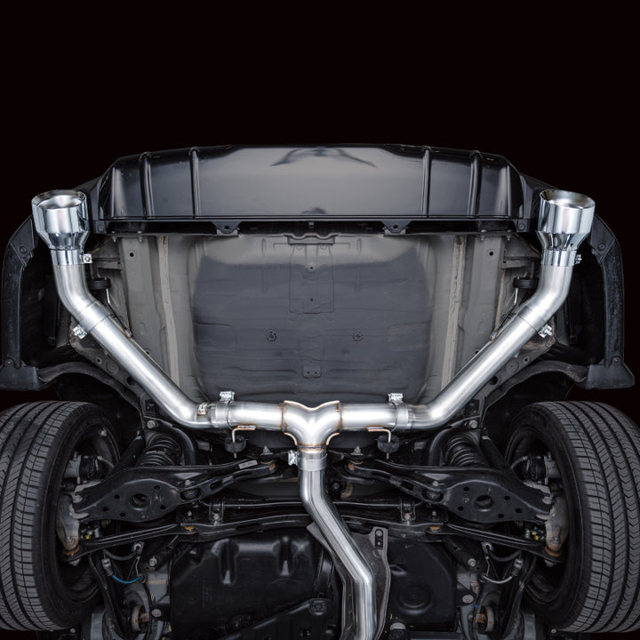 AWE Tuning 22+ Honda Civic Si/Acura Integra Track Edition Cat-Back Exhaust - Dual Chrome Silver Tips