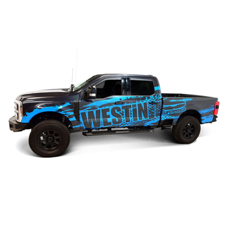 Westin 15-25 Ford F-150 SuperCrew / 17-25 F-250/350 CC AT6 Running Boards - Black