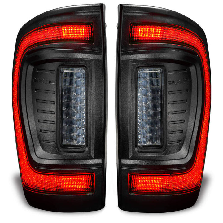 Oracle Lighting 16-23 Gen 3 Toyota Tacoma Black Series Flush Style LED Tail Lights