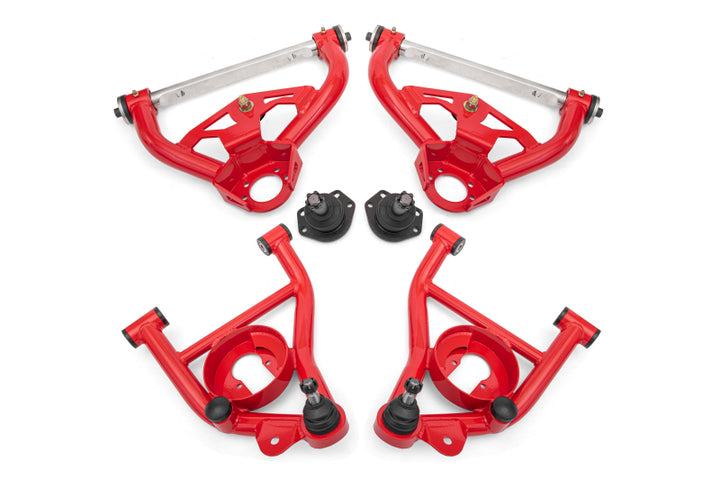 BMR 78-87 GM G-Body Non-Adjustable A-arm Kit - Red