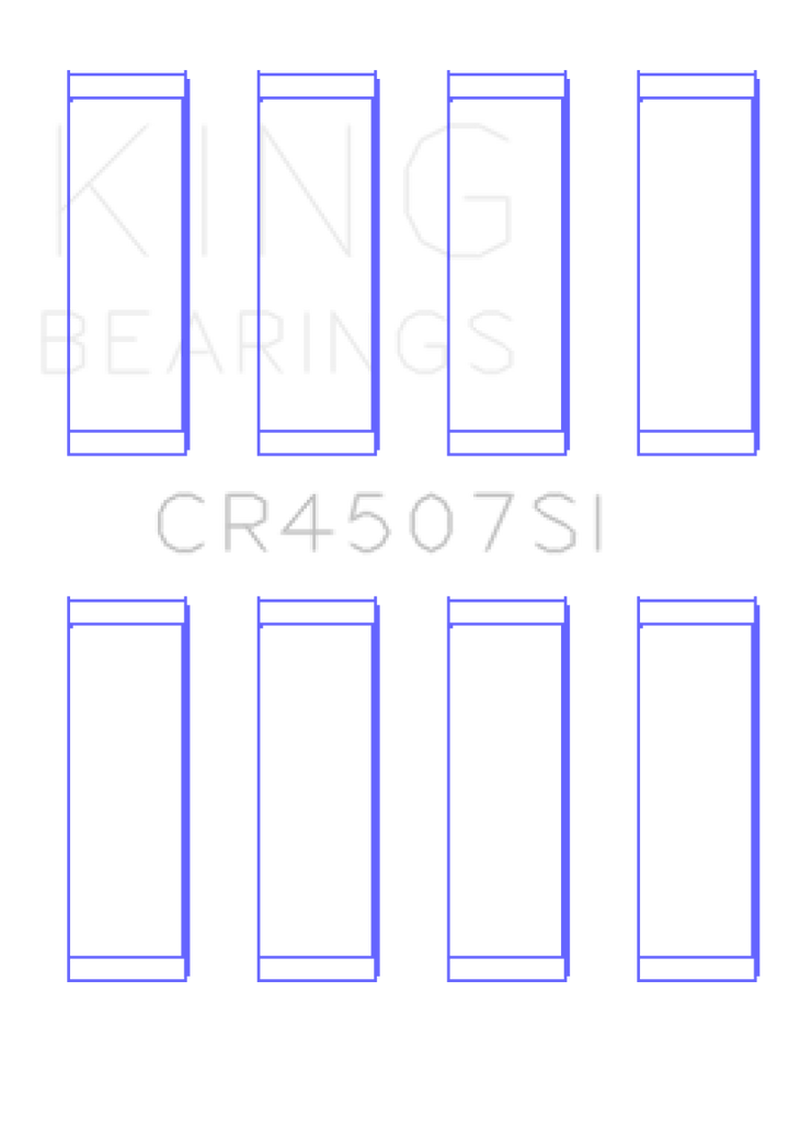 King Mazda MZR 2.3L 16v / Ford Duratec 2.3L 16v (Size +.75) Connecting Rod Bearing Set (Set of 4)