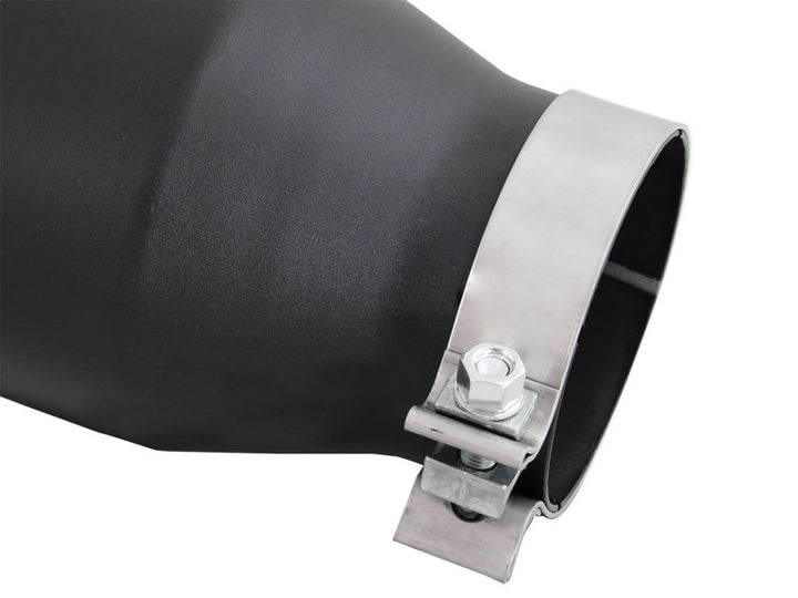aFe Diesel Exhaust Tip Bolt On Black 4in Inlet x 6in Outlet x 12in