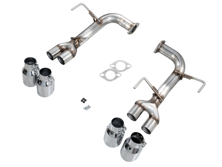 AWE Tuning 22-25 Subaru VB WRX Track Edition Axle-Back Exhaust - Chrome Silver Tips
