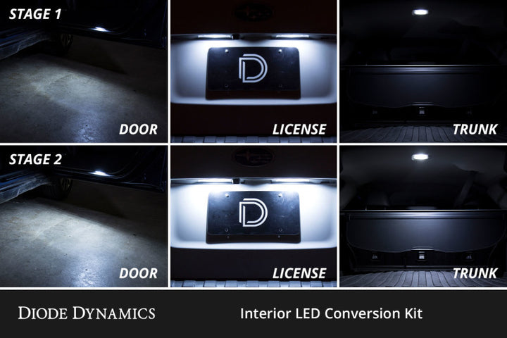 Diode Dynamics 14-18 Subaru ester Interior LED Kit Cool White Stage 1