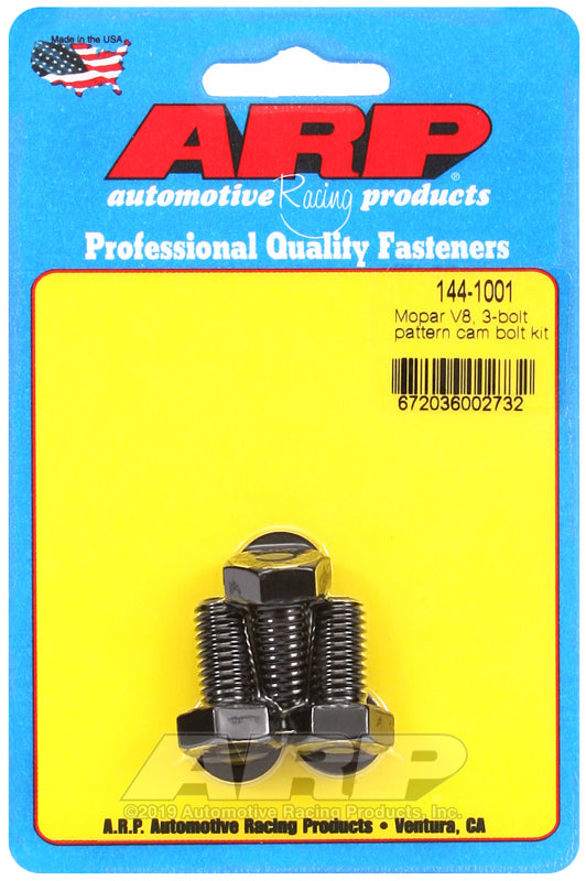 ARP Mopar V8 3-Bolt Pattern Cam Bolt Kit