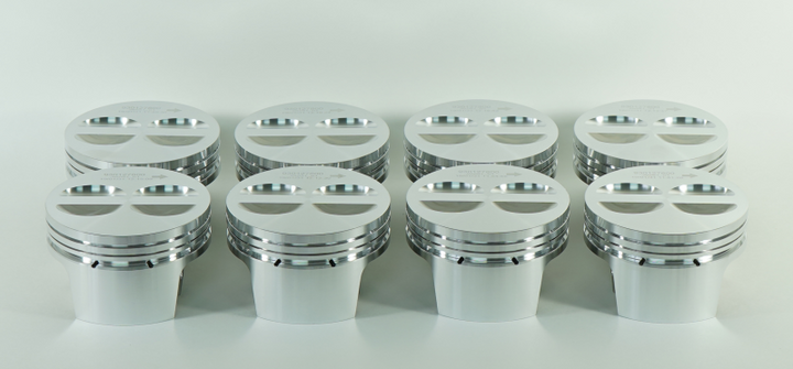 Mahle MS Piston Set GM 604 351ci 4.008in Bore 3.48in Stk 5.7in Rod 0.927 Pin -5cc 10.5 CR Set of 8