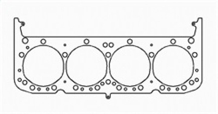 Cometic Chevy Gen1 Small Block V8 .036in MLS Cyl Head Gasket-4.135in Bore-With Edelbrock RPM Heads