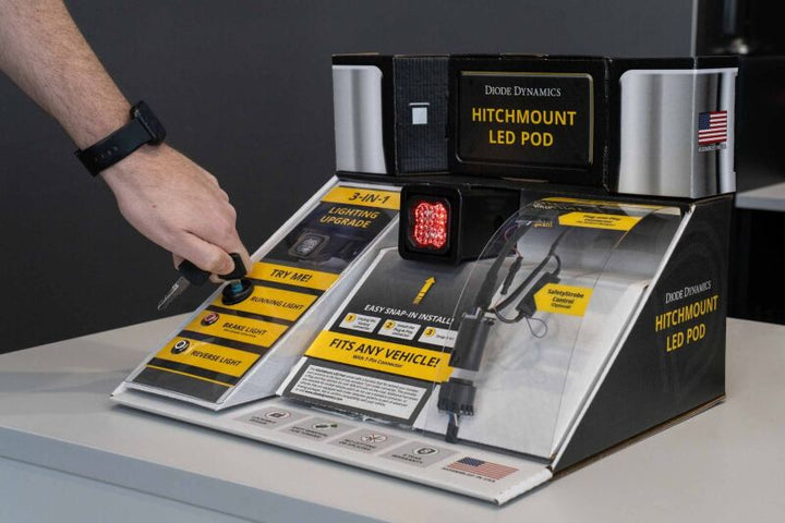Diode Dynamics Stage Series Hitch Mount POP Countertop Display