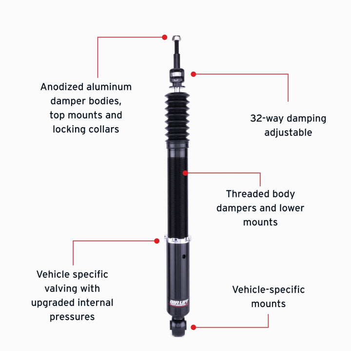 Air Lift Performance 09-16 Audi A4 Quattro & FWD S4/RS4 Rear Air Suspension Kit