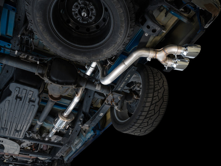 AWE Tuning 21-25 Ford F150 (14th Gen Reg Cab) Cat-Back Exhaust - 4.5in Dual Side Exit Chrome Tips