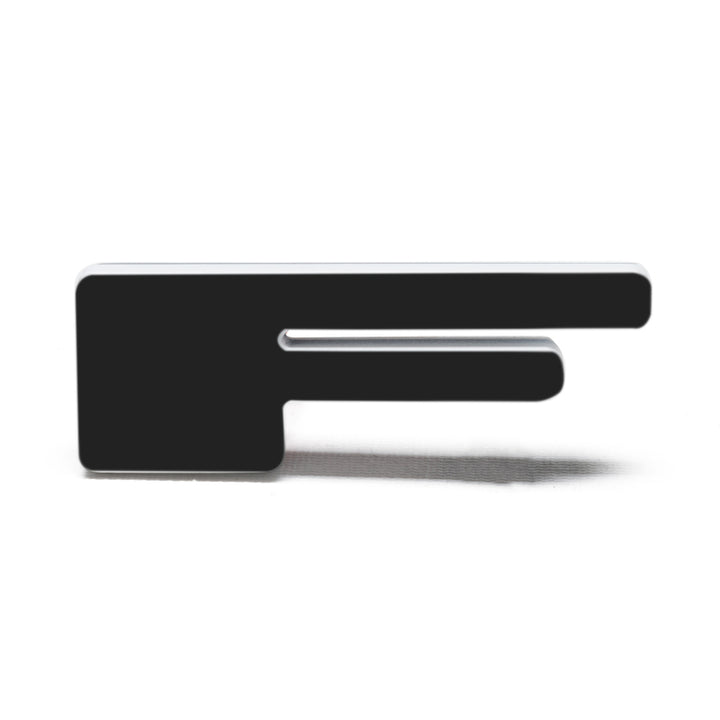ORACLE Lighting Universal Illuminated LED Letter Badges - Matte Blk Surface Finish - F