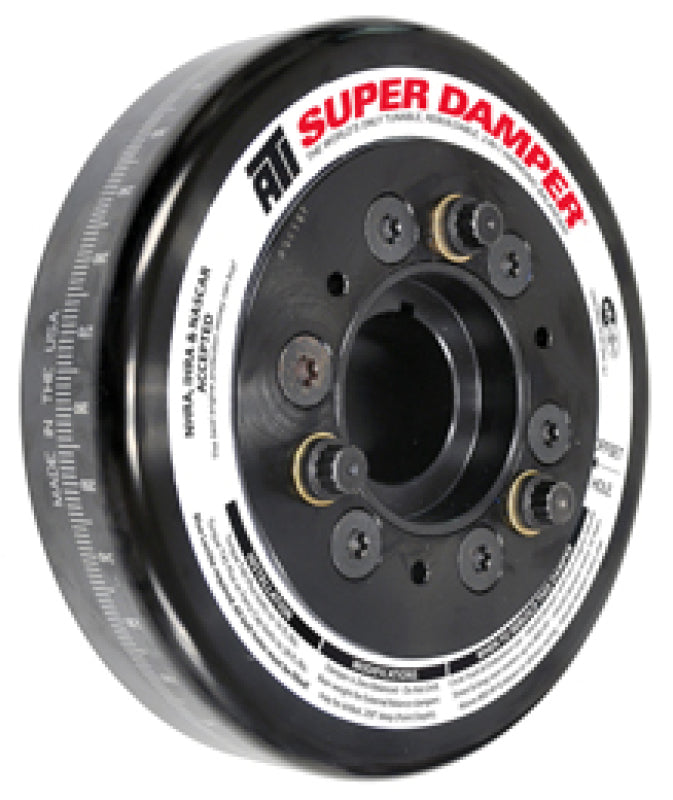 ATI Damper - 6.325in - Steel - AMC 304-401 - V8 - Ext Bal - 180 Deg OEM Weight - 3 Ring