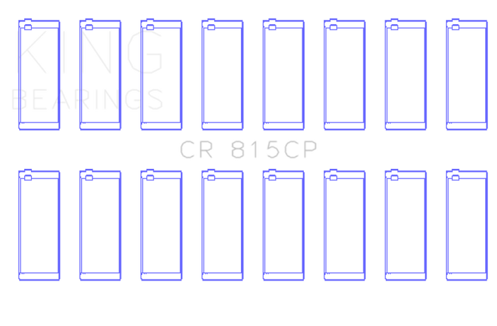 King Engine Bearings GM 287, 316, 347, 370,400, 421, 428, 455 Connecting Rod Bearing Set