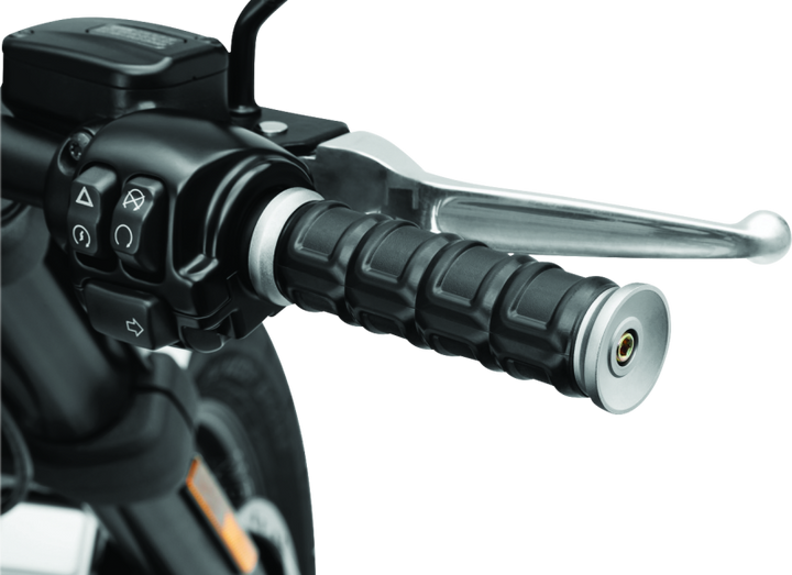 Kuryakyn Dillinger Grips Throttle-By-Wire Silver